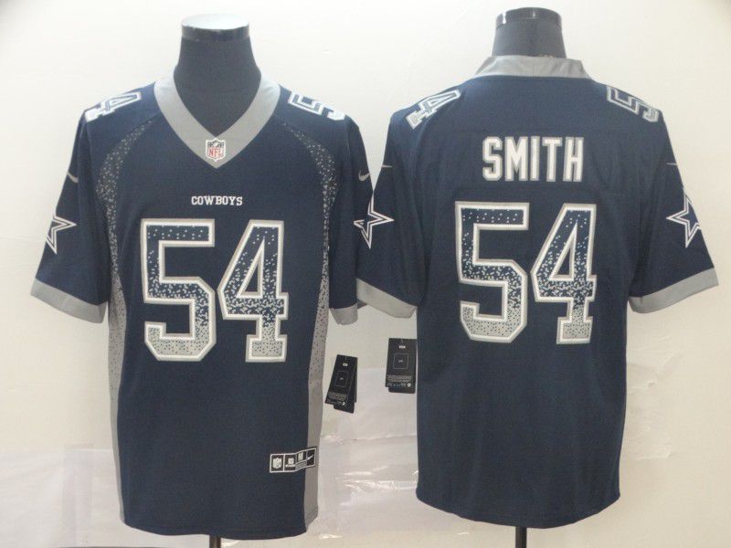 Men Dallas cowboys #54 Smith Black Nike Drift Fashion Color Rush Limited Jersey->dallas cowboys->NFL Jersey